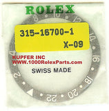 Rolex GMT Black Bezel Insert - 315-16700-1 - Kupfer Jewelry - 1