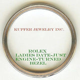Rolex Ladies Presient, Date-Just, Date Bezel - Engine Turned - Kupfer Jewelry - 2