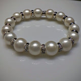 Verdi Bracelet with South Sea White Pearls & Diamonds - Kupfer Jewelry - 2