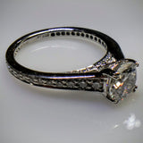 Ritani Engagement Ring in Platinum by Ritani (Mounting ONLY without Center) - Kupfer Jewelry - 8