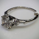 EmilyK. Engagement RIng with Diamonds in Platinum by EmilyK. - Kupfer Jewelry - 2