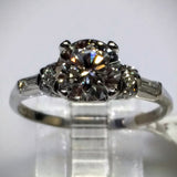 EmilyK. Engagement RIng with Diamonds in Platinum by EmilyK. - Kupfer Jewelry - 4