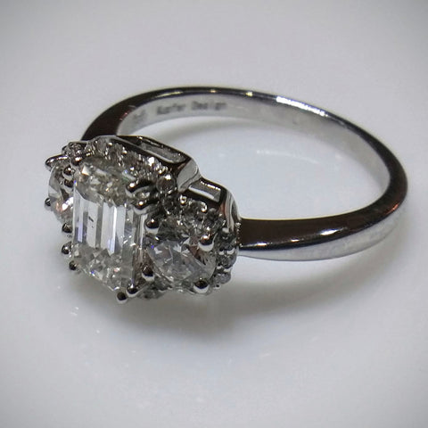 Kupfer Design Engagement Ring in 18kt White Gold by Kupfer Design - Kupfer Jewelry - 1