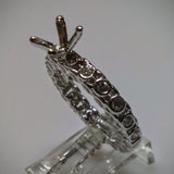 Kupfer Design Engagement Ring in 18kt White Gold by Kupfer Design (Mounting Only) - Kupfer Jewelry - 4