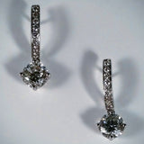 Kupfer Jewelry Diamond "Perfection" Earrings, Hand-Made - Kupfer Jewelry - 1
