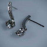 Kupfer Jewelry Diamond "Perfection" Earrings, Hand-Made - Kupfer Jewelry - 5